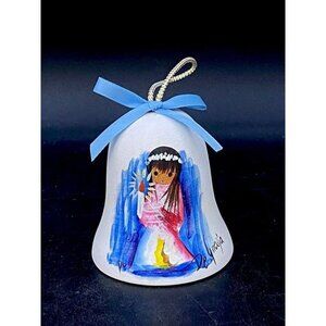 De Grazia Bell 1986 Limited First Edition Christmas Ornament 1 Of 10,000